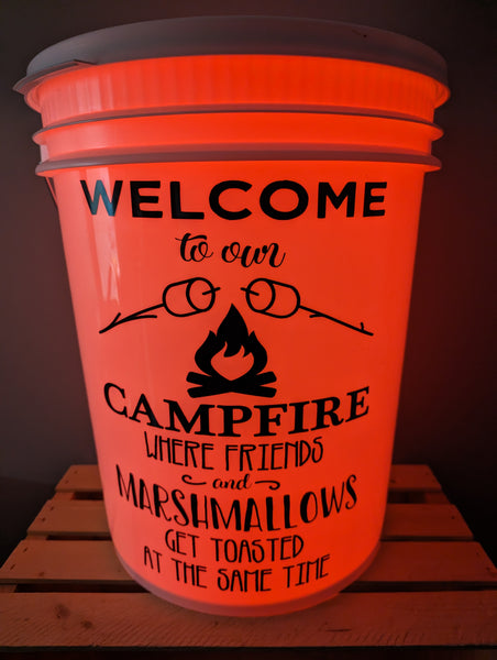 Welcome to our Campfire. Where friends and Marshmallows get toasted at the same time.