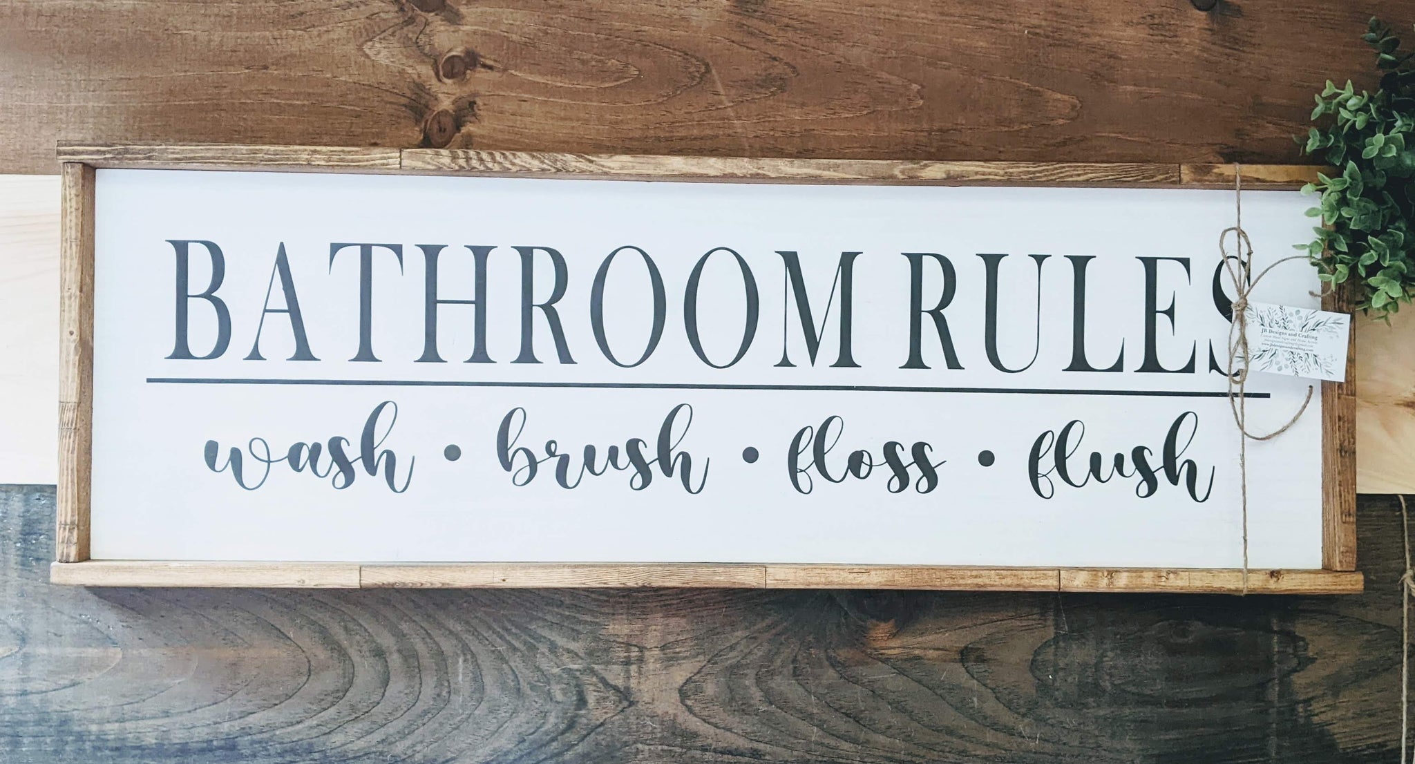 Bathroom Rules