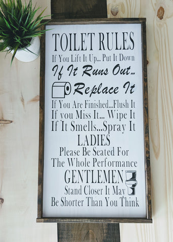 Toilet Rules